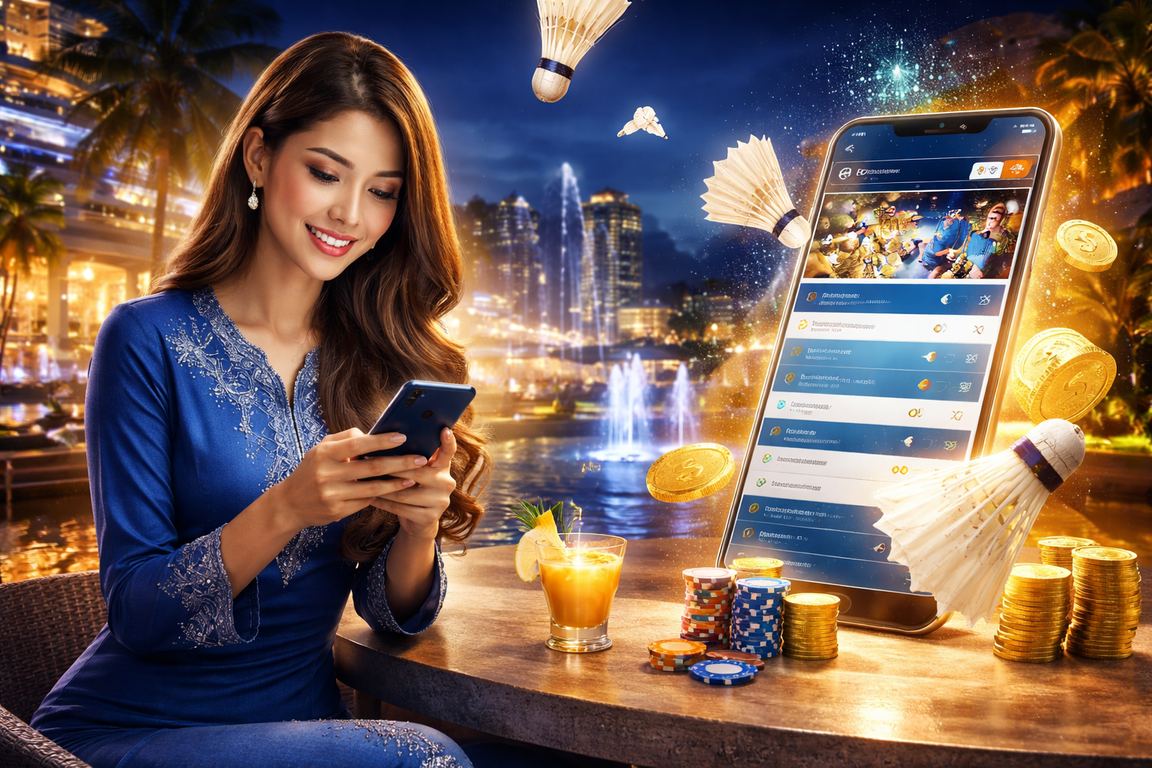 Pengguna Malaysia menikmati pertaruhan sukan di platform 47300 Genting Highlands